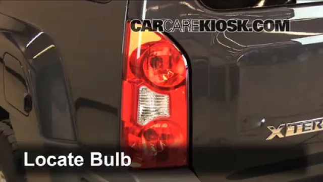2011 Nissan Xterra S 4.0L V6 Éclairage Feu stop (remplacer ampoule)